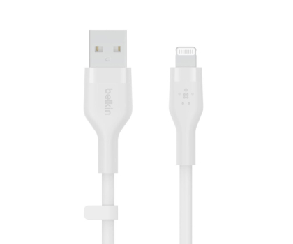 Kabel Belkin USB-A - Lightning Silicone 1m White